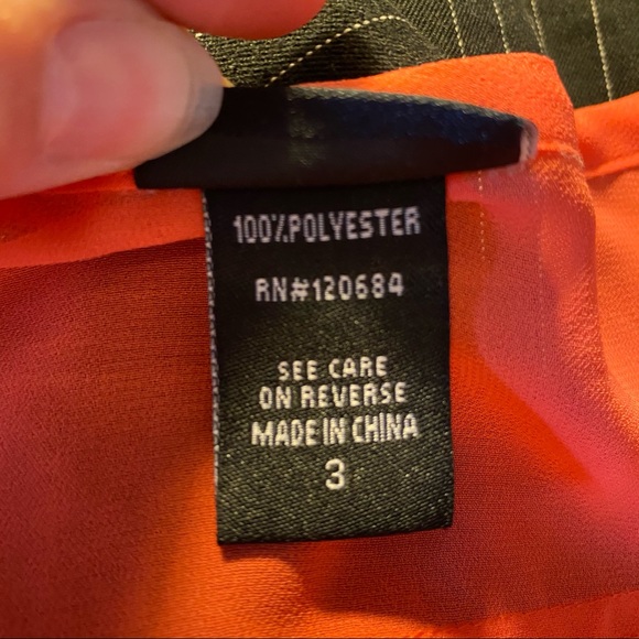 ✨torrid coral diamond print chiffon tank top✨ - Picture 7 of 7